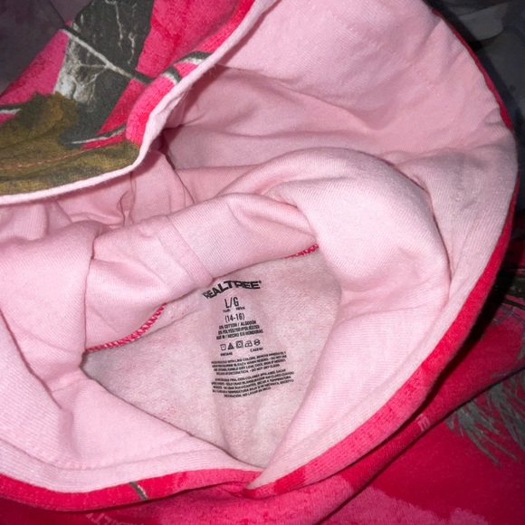 3pc HOODIE bundle *REAL TREE HOT PINK *old navy Pink tie-dye *SO blush camo XS S - Picture 14 of 14